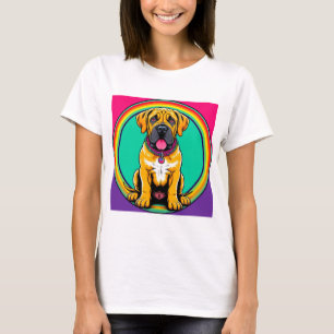 T-shirt Portrait de chien majestueux et vibrant
