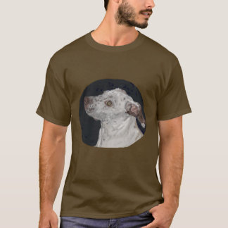 T-shirt Portrait de chiot Pit bull