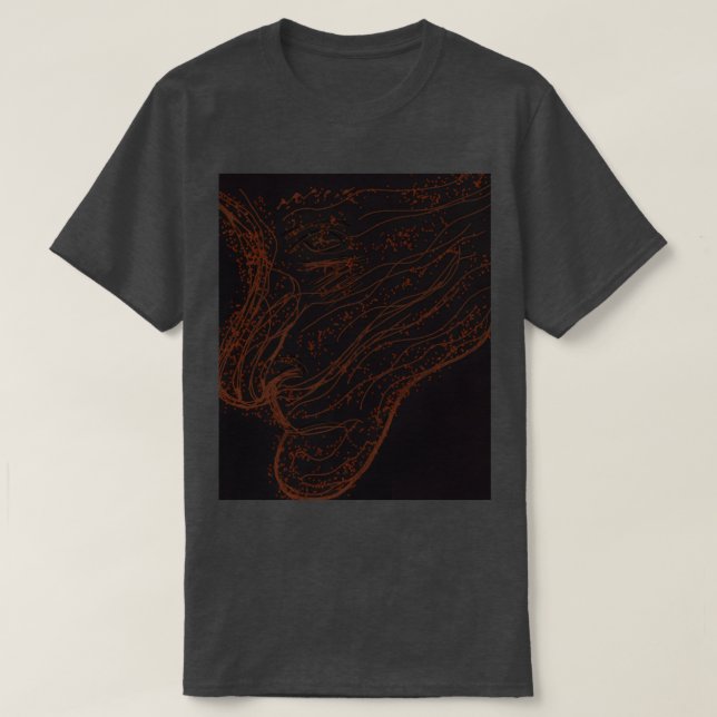 T-shirt Portrait de dieu feu (Design devant)