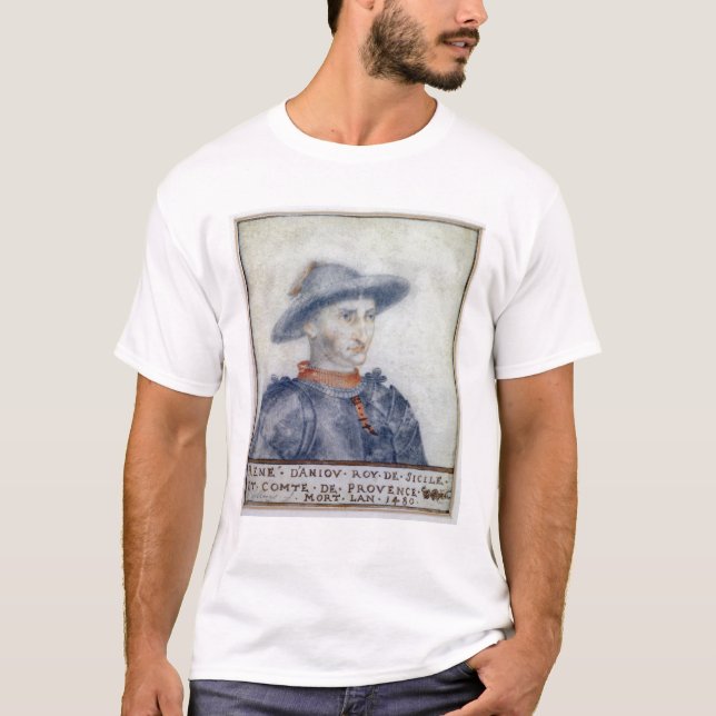 T-shirt Portrait de duc de Rene I de l'Anjou (Devant)