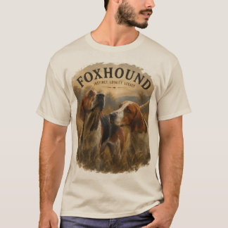 T-shirt Portrait de Foxhound – Noble Chien de Chasse