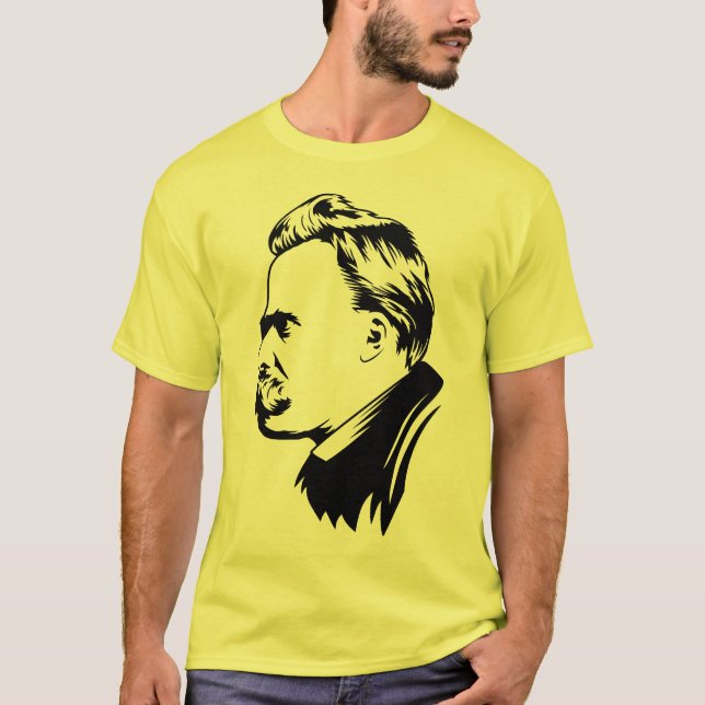 T-shirt Portrait de Frederich Nietzsche (Devant)