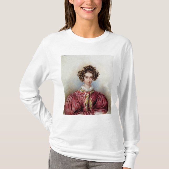 T-shirt Portrait de George Sand 1830 (Devant)