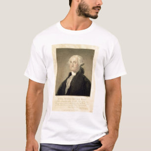 T-shirt Portrait de George Washington, gravé par William