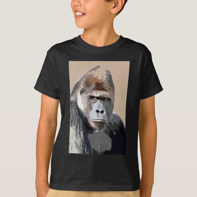 T-shirt Portrait de Gorilla (Devant)