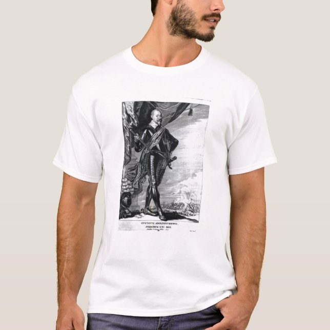 T-shirt Portrait de Gustavus Adolphus le grand (Devant)