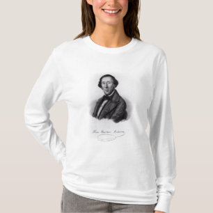 T-shirt Portrait de Hans Christian Andersen