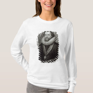T-shirt Portrait de James I après une miniature par