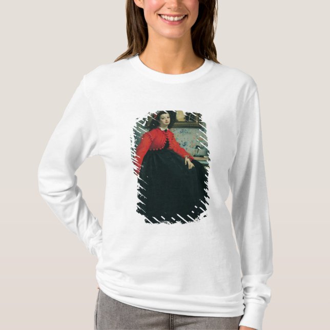 T-shirt Portrait de James Tissot | de Mlle. L.L. 1864 (Devant)