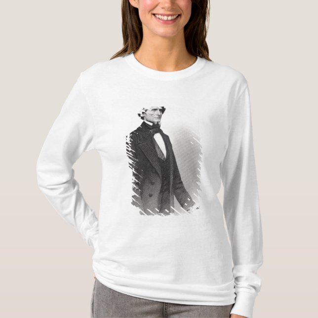 T-shirt Portrait de Jefferson Davis (Devant)