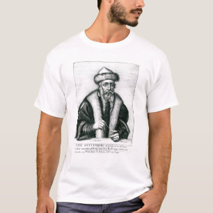 T-shirt Portrait de Johannes Gutenberg