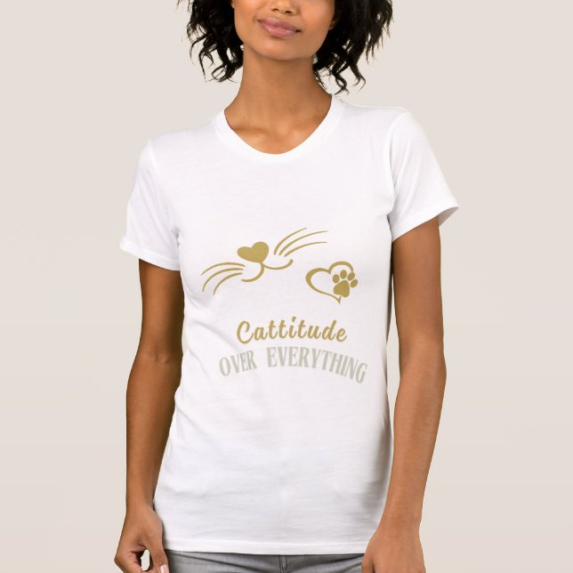 T-shirt Portrait de l'érything Tee, cats lovers, funny (Devant)
