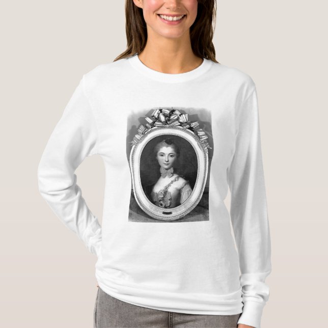 T-shirt Portrait de Louise Honorine Crozat du Chatel (Devant)