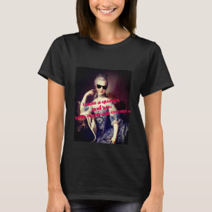 T-shirt Portrait de Marie Antoinette avec lunettes de sole