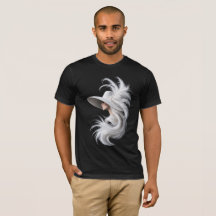 Portrait de mode Luxe Plume Blanche
