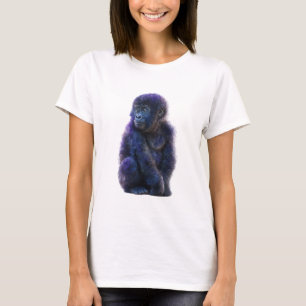 T-shirt Portrait de primate Deep Purple