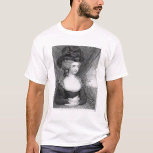 T-shirt Portrait de pub de Fanny   Burney. par Henry