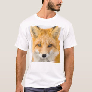 T-shirt Portrait de renard roux