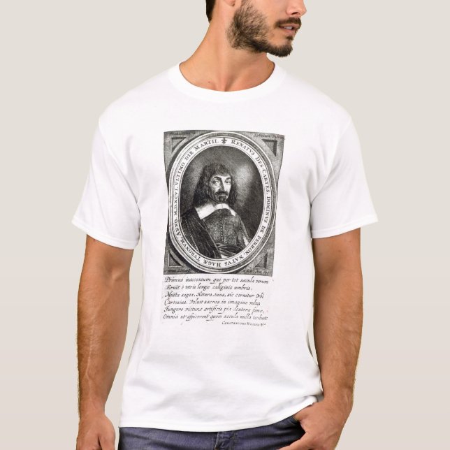 T-shirt Portrait de Rene Descartes, 1644 (Devant)