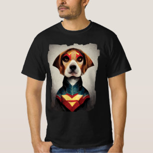 T-shirt Portrait de Superhero Dog  