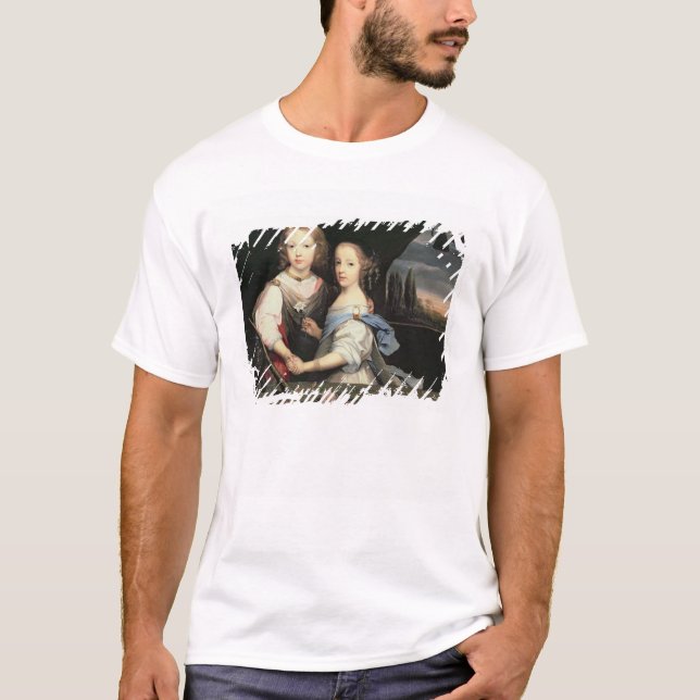 T-shirt Portrait de Winston et d'Arabella (1648-1730) (Devant)