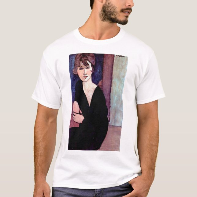 T-shirt Portrait de Woman (Devant)