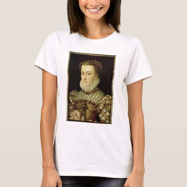 T-shirt Portrait d'Elizabeth d'Austria (1554-92) (Devant)