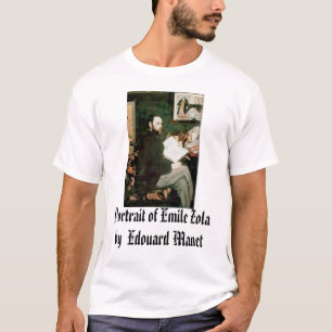 T-shirt Portrait d'Emile Zola Edouard Manet, Portrai…