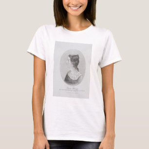 T-shirt Portrait d'Emily Bronte (1818-48) gravé par Wal
