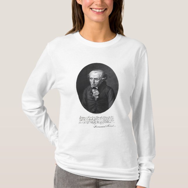 T-shirt Portrait d'Emmanuel Kant (Devant)