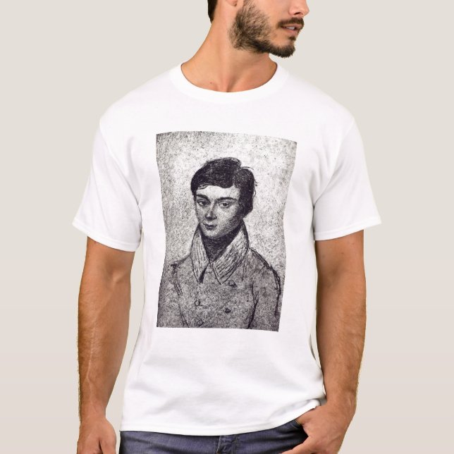 T-shirt Portrait d'Evariste Galois (Devant)