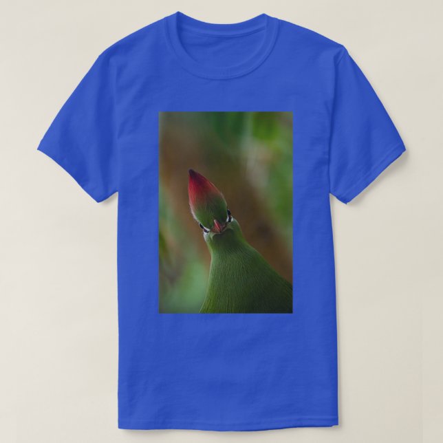 T-shirt Portrait d'oiseau Fischers Turaco (Design devant)