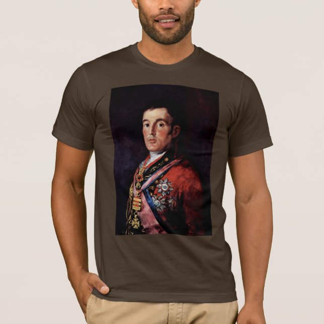 T-shirt Portrait du duc Of Wellington (Devant)