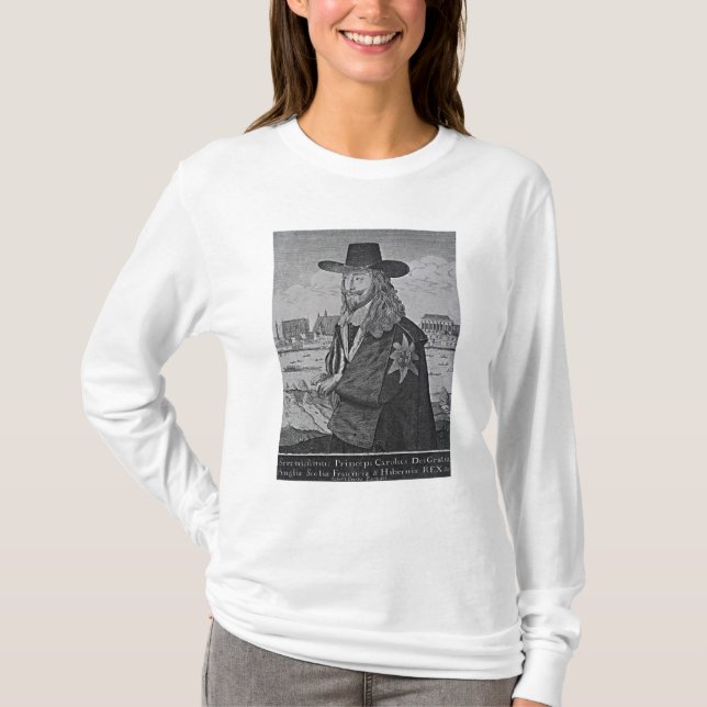 T-shirt Portrait du Roi Charles I (Devant)