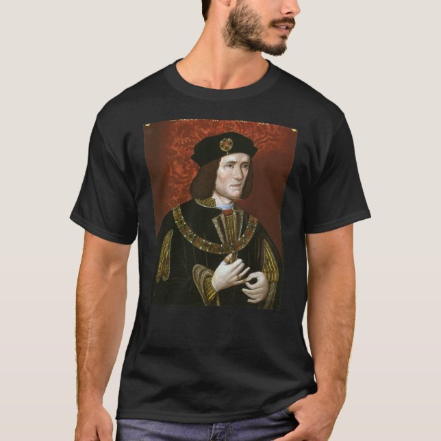 T-shirt Portrait du roi d'Angleterre Richard III (Devant)