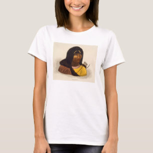 T-shirt Portrait d'un Indien en pierre, de 'récit d'un J
