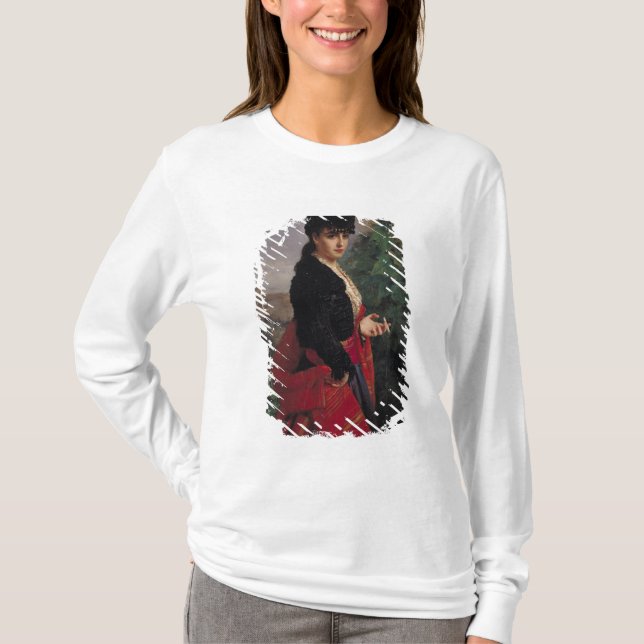 T-shirt Portrait d'une femme espagnole (Devant)