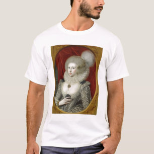 T-shirt Portrait d'une femme, probablement coton de