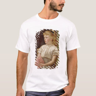 T-shirt Portrait d'une fille, 1896 (huile sur la toile)