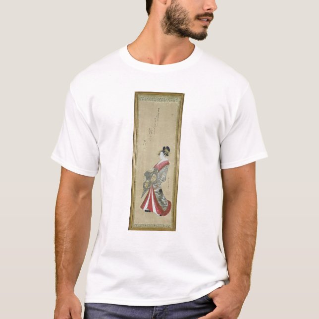 T-shirt Portrait d'une jeune courtisane (Devant)
