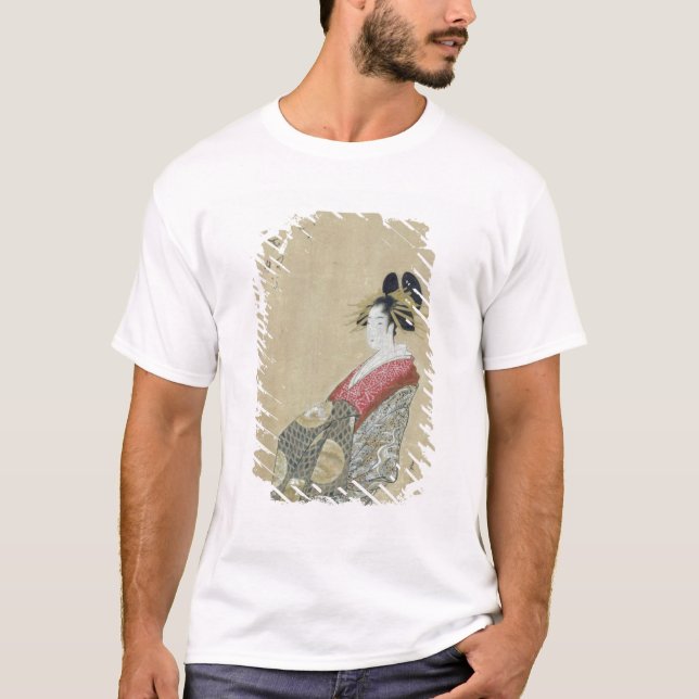 T-shirt Portrait d'une jeune courtisane (Devant)