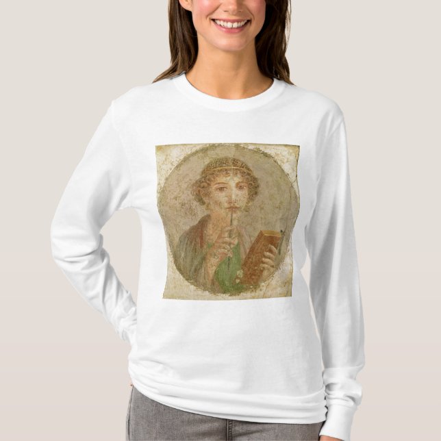 T-shirt Portrait d'une jeune fille (Devant)