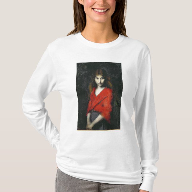 T-shirt Portrait d'une jeune fille, le Shiverer (Devant)