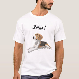 T-shirt Portrait d'une tête de Beagle