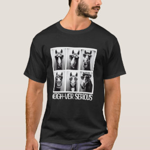 T-shirt Portrait équestre de cheval drôle Photobooth Henni