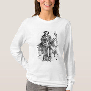 T-shirt Portrait équestre de Philip II de l'Espagne