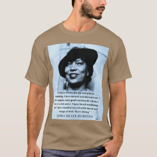 T-shirt Portrait et citation de Zora Neale Hurston J'ai co