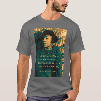 T-shirt Portrait et citation de Zora Neale Hurston Si vous