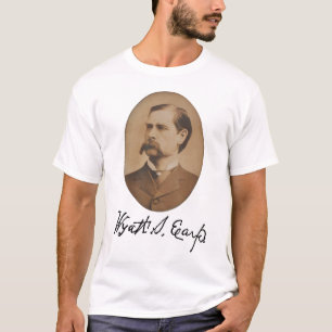 T-shirt Portrait et signature de Wyatt Earp