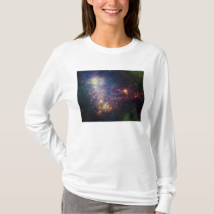 T-shirt Portrait infrarouge indiquant les étoiles et la